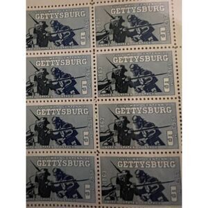MNH 1963 5c Battle of Gettysburg U. S. Postage Stamp Sheet of 40 Stamps Scott #1